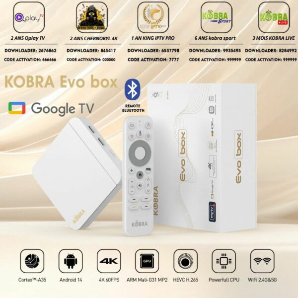 Kobra Evo Box Google TV